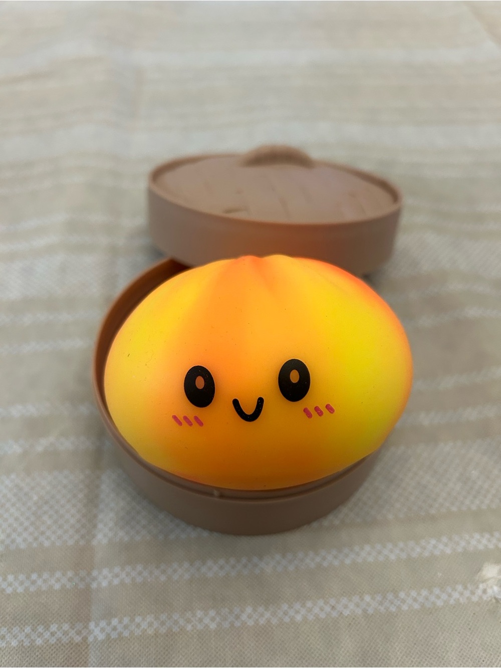 Kawaii Peach Squishy Stress Toy - Yellow-Orange